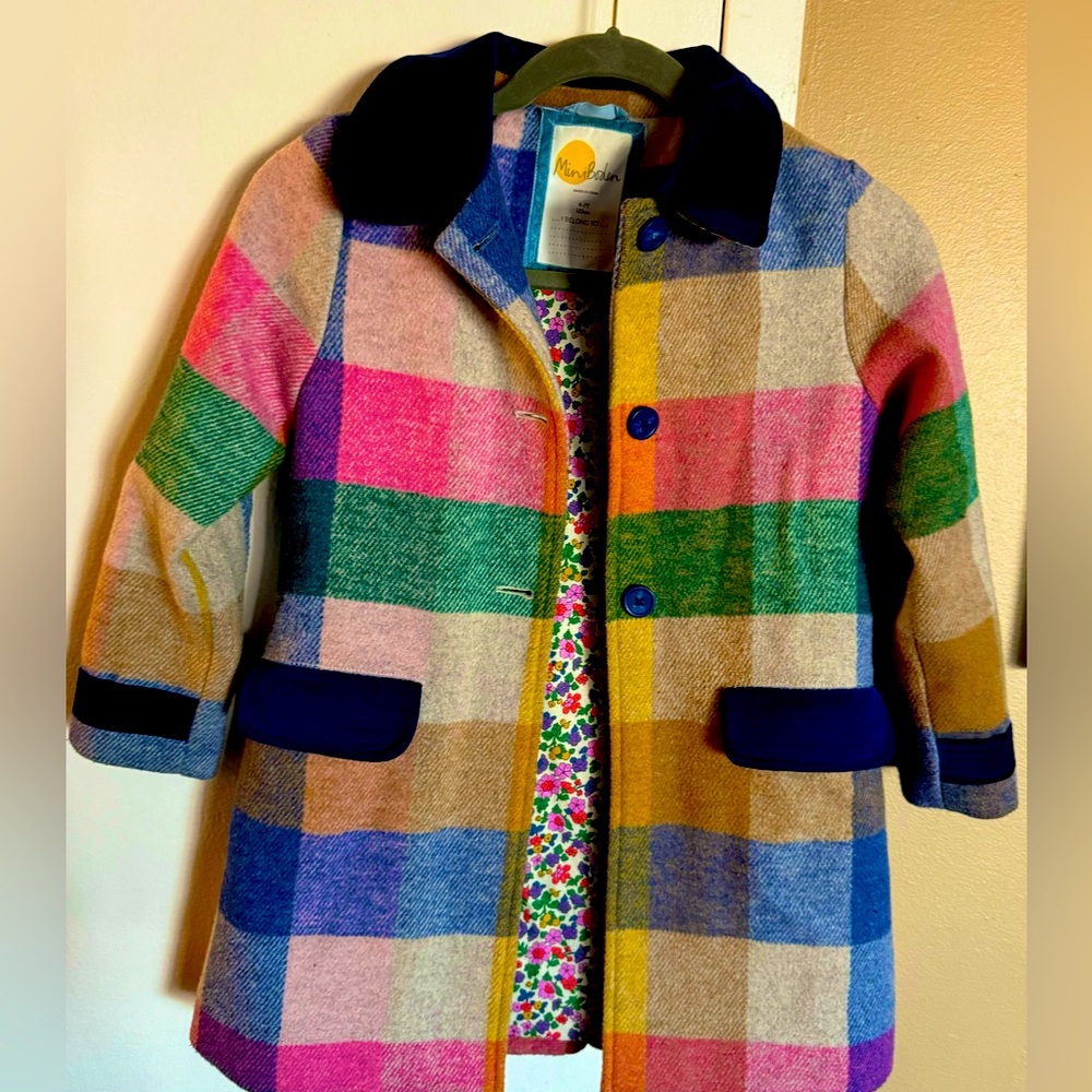 Mini Boden Wool Coat